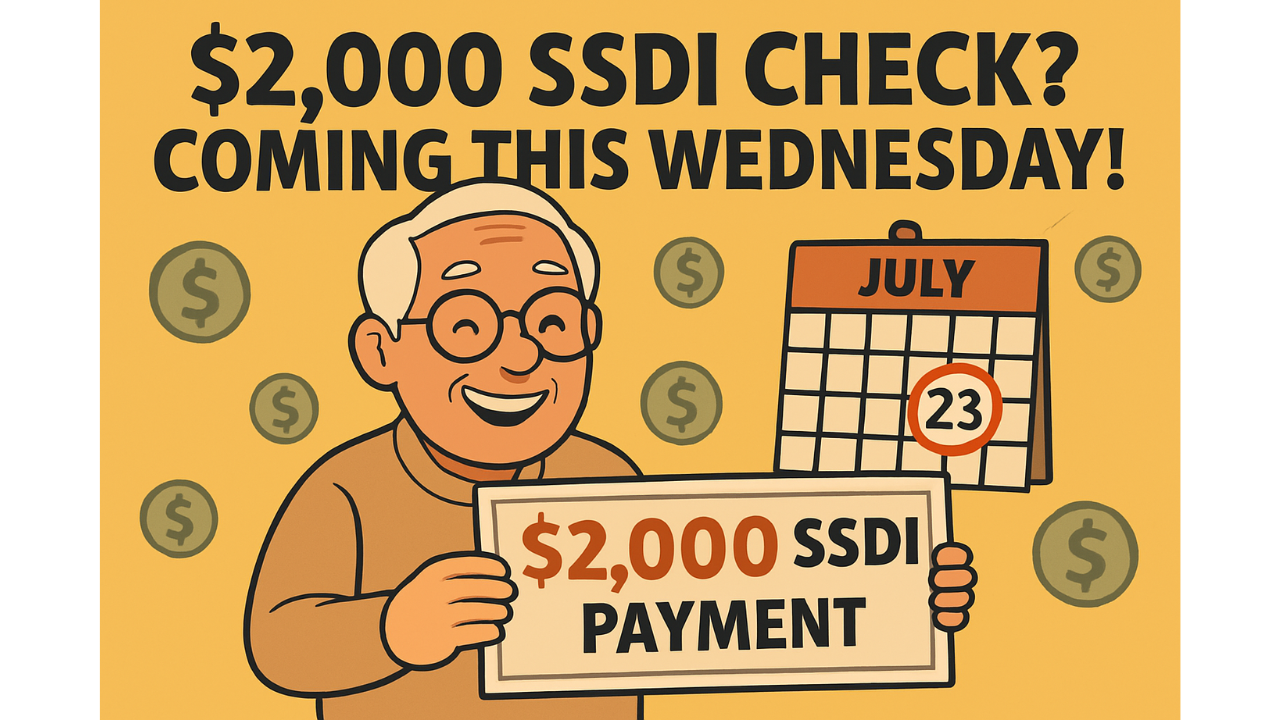 Mark Your Calendars $2,000 SSDI Checks Drop This Wednesday!